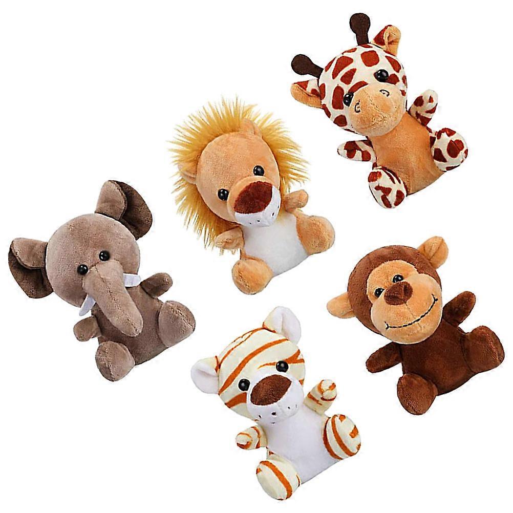 Decorative Keychain Pendant for Hanging with 25Pcs Plush Jungle Animal Toys