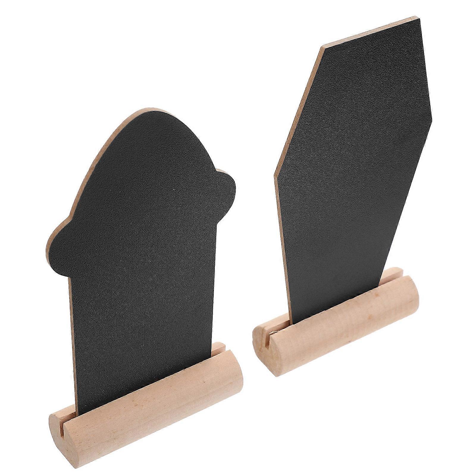 Multifunctional Drawing Blackboards for Writing Use 6Pcs Wooden Boards