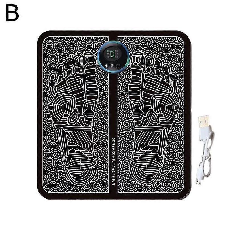 Electric Foot Massager Portable Low Frequency Pulse Therapy for Circulation & Relaxation