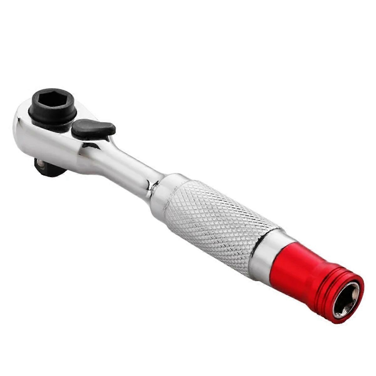 Portable Double End Wrench Mini Ratchet Socket Wrench Multifunction 2-in-1 Wrench Anti-Skid Handle H