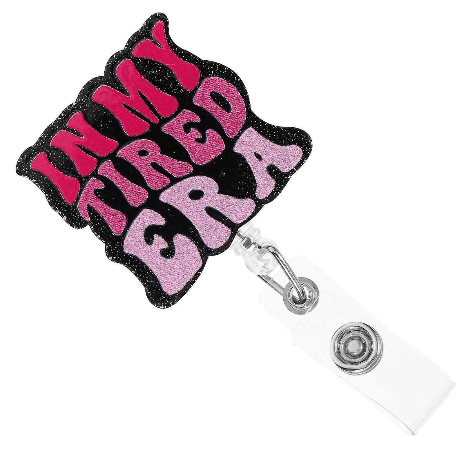 3Pcs Retractable Badge Reel For Nurse ID Holding Strong Clip Suitable For Hospital Field With Stylish Design