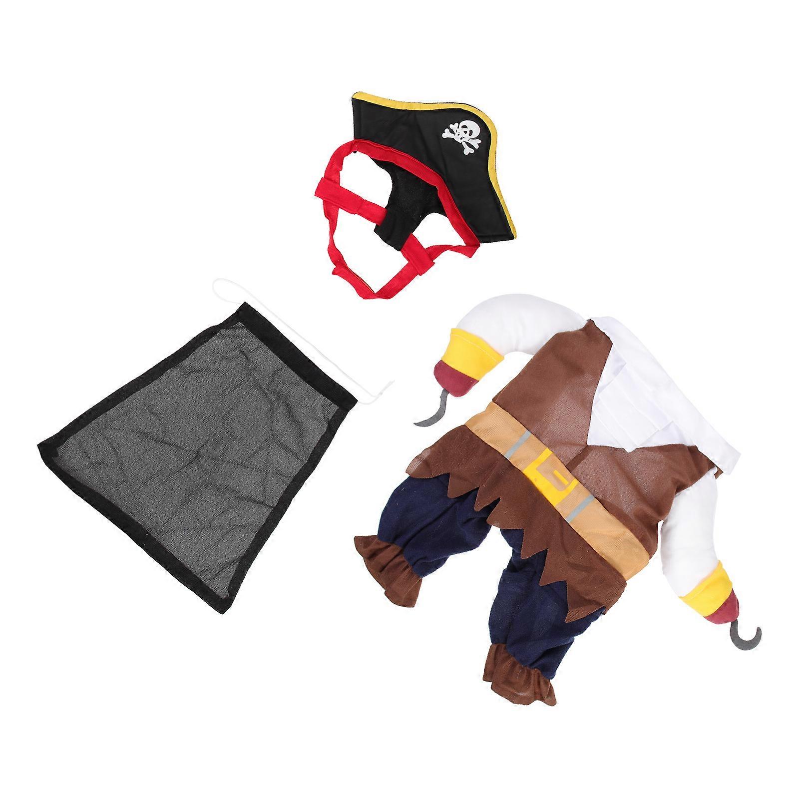 Pirate Theme Dog Costume Set For Parties Five Sets Comfortable Attire For Pet Owners