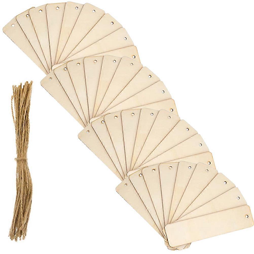 Blank Bookmarks Craft Making Wooden Bookmarks for DIY 4Sets