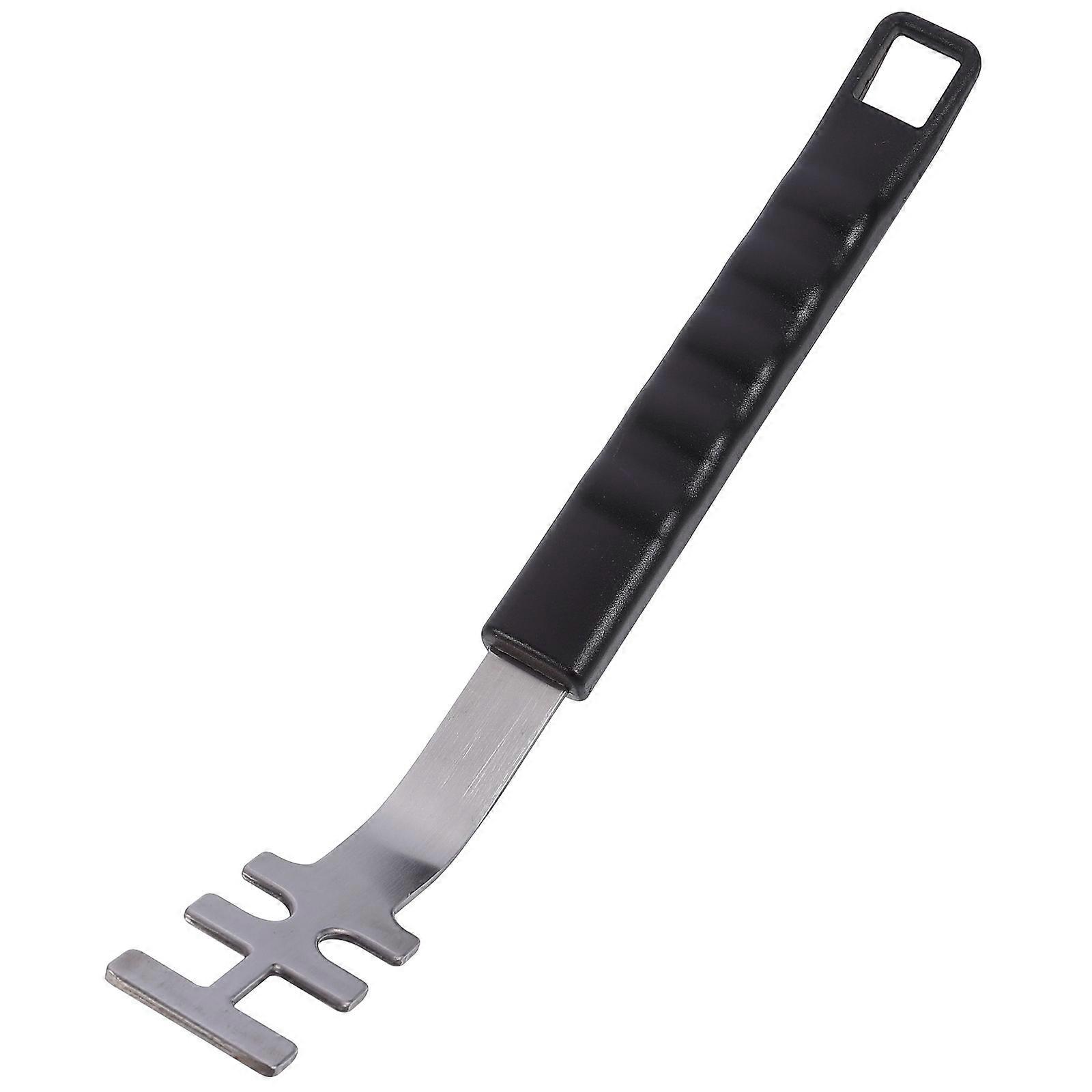 Barbecue Net Handling Heat-Resistant Grill Mesh Puller Black 27.5X3.5Cm 2Pcs