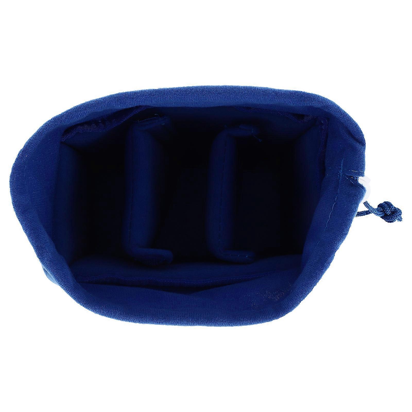 Portable Camera Bag Velvet Drawstring for Shockproof Storage 2Pcs