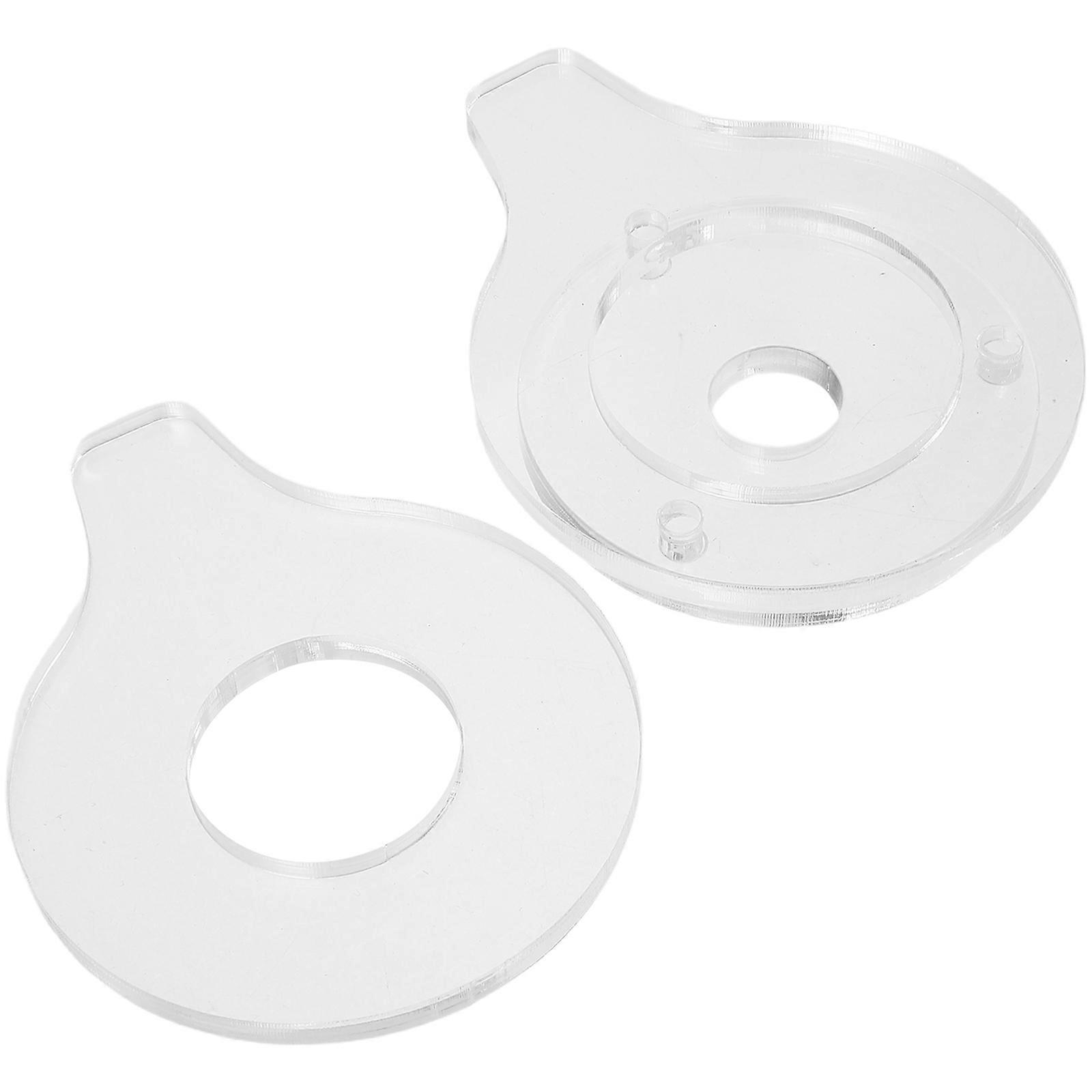 Wall Mounted Acrylic Sword Stand for Storage 2Pcs Transparent Display Holder