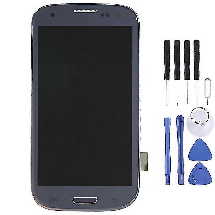 Écran tactile LCD compatible avec châssis pour Galaxy Siii LTE I9305