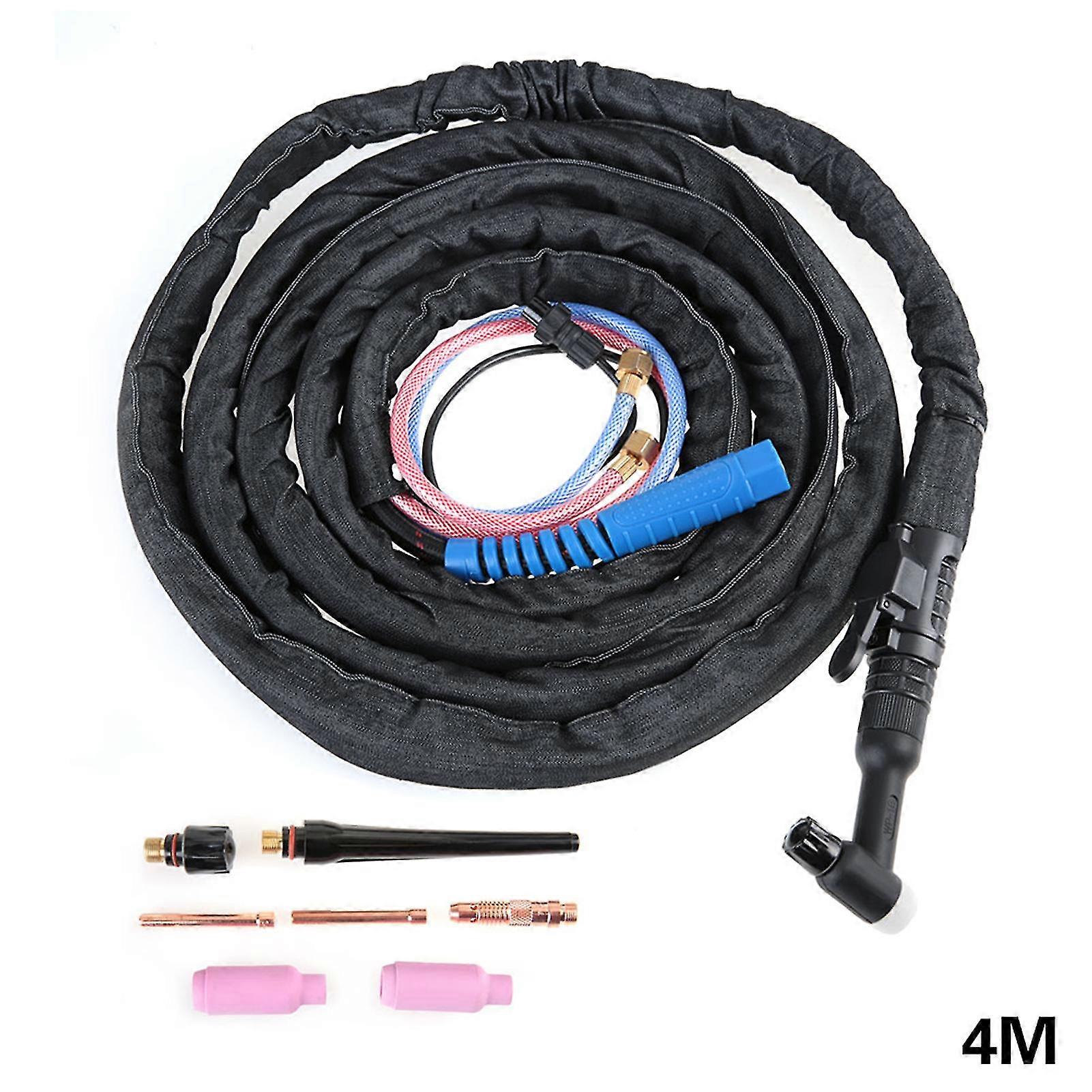 2025 MechKit M16 Welding Torch Tig Welding Torch WP18 Set, Water Cooled Tig Torch with M16 Nut Connector, Profional Grade, Compatible with Various