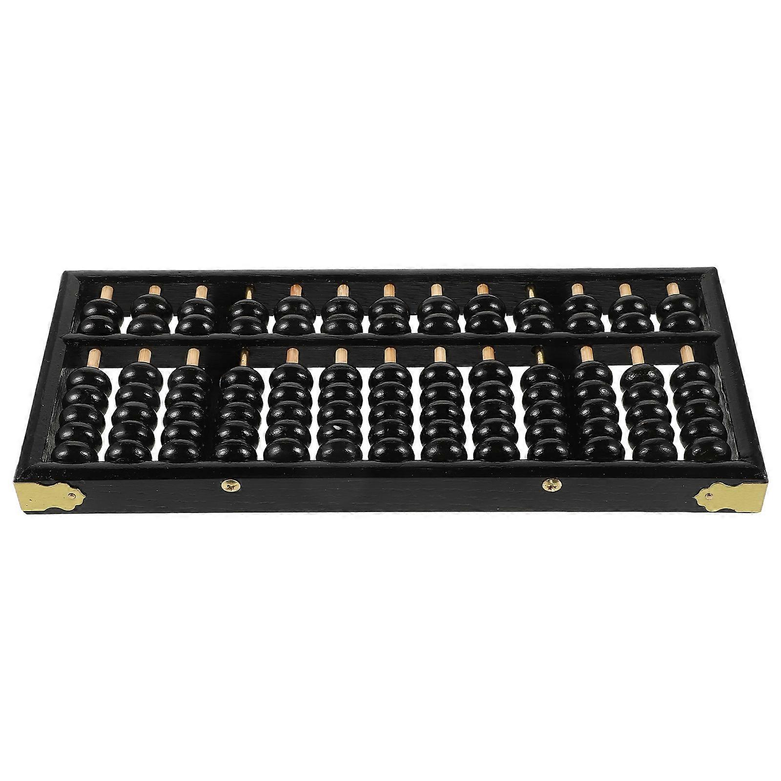 Mental Arithmetic Abacus Educational Abacus for Students 3Pcs Wooden