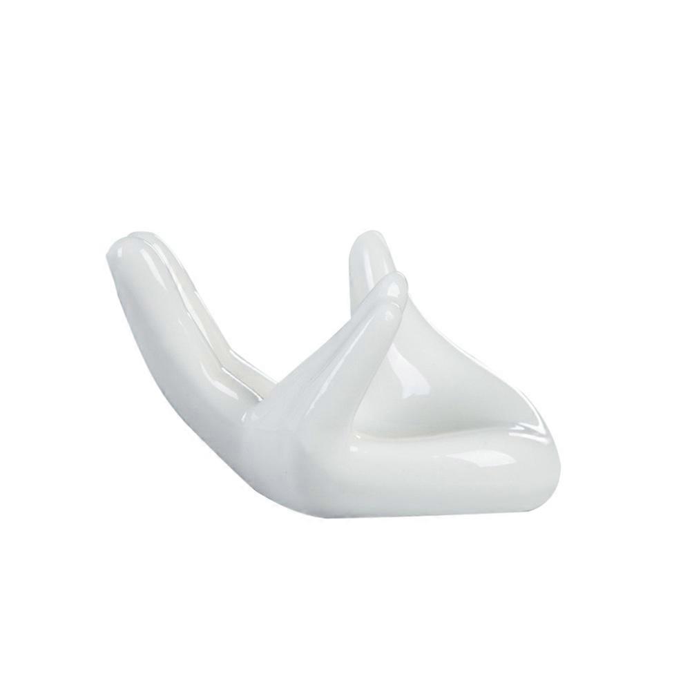 Ocarina Flute Holder Ceramic Base for 6Pcs Hand Shaped Display Accessories