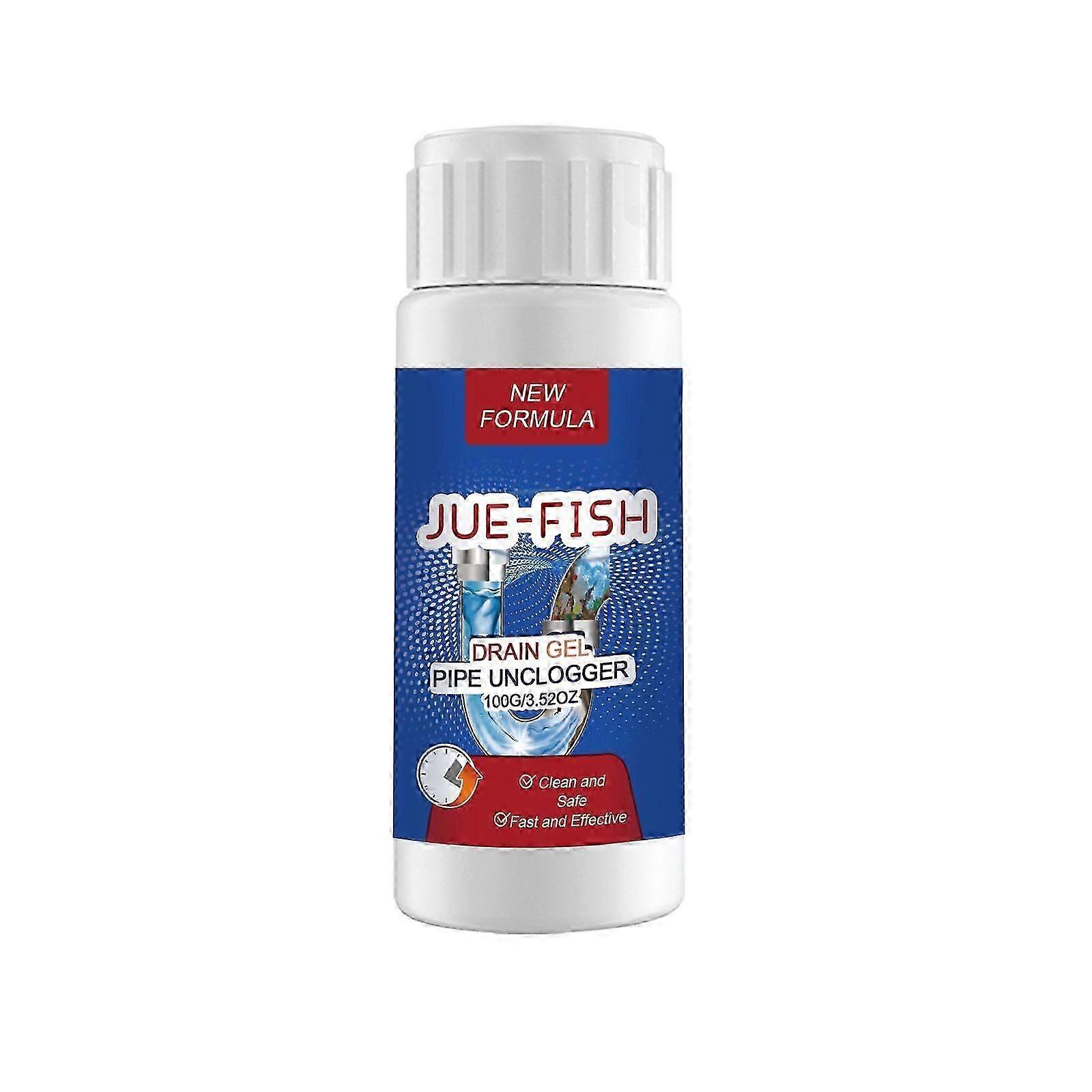 Lemon Extract Drain Gel - Leistungsstarker Clog- und Geruchsentferner, einfach zu verwenden, sicher für alle Rohre, 100g