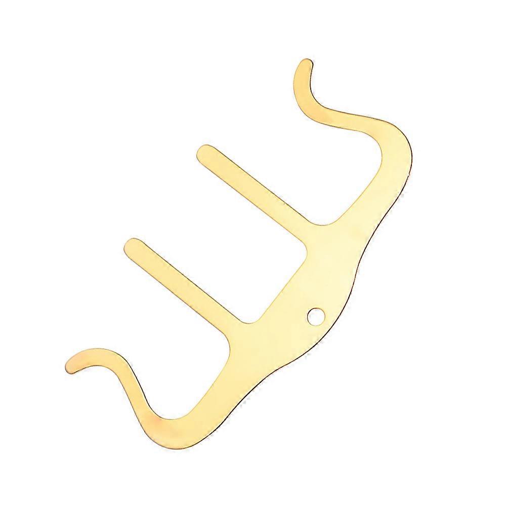 Iron Page Holder M-Shaped Golden 11X6.5CM for Music Stand Practice 1Pack