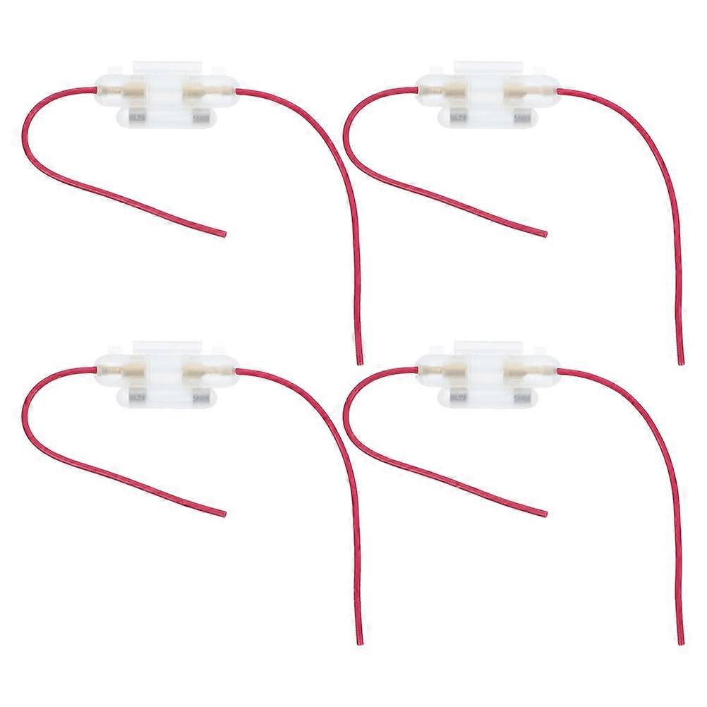 12Pcs Fuse Holder For Motorcycles Rectangular Durable Plastic Multi Color Easy Installation Outdoor Use