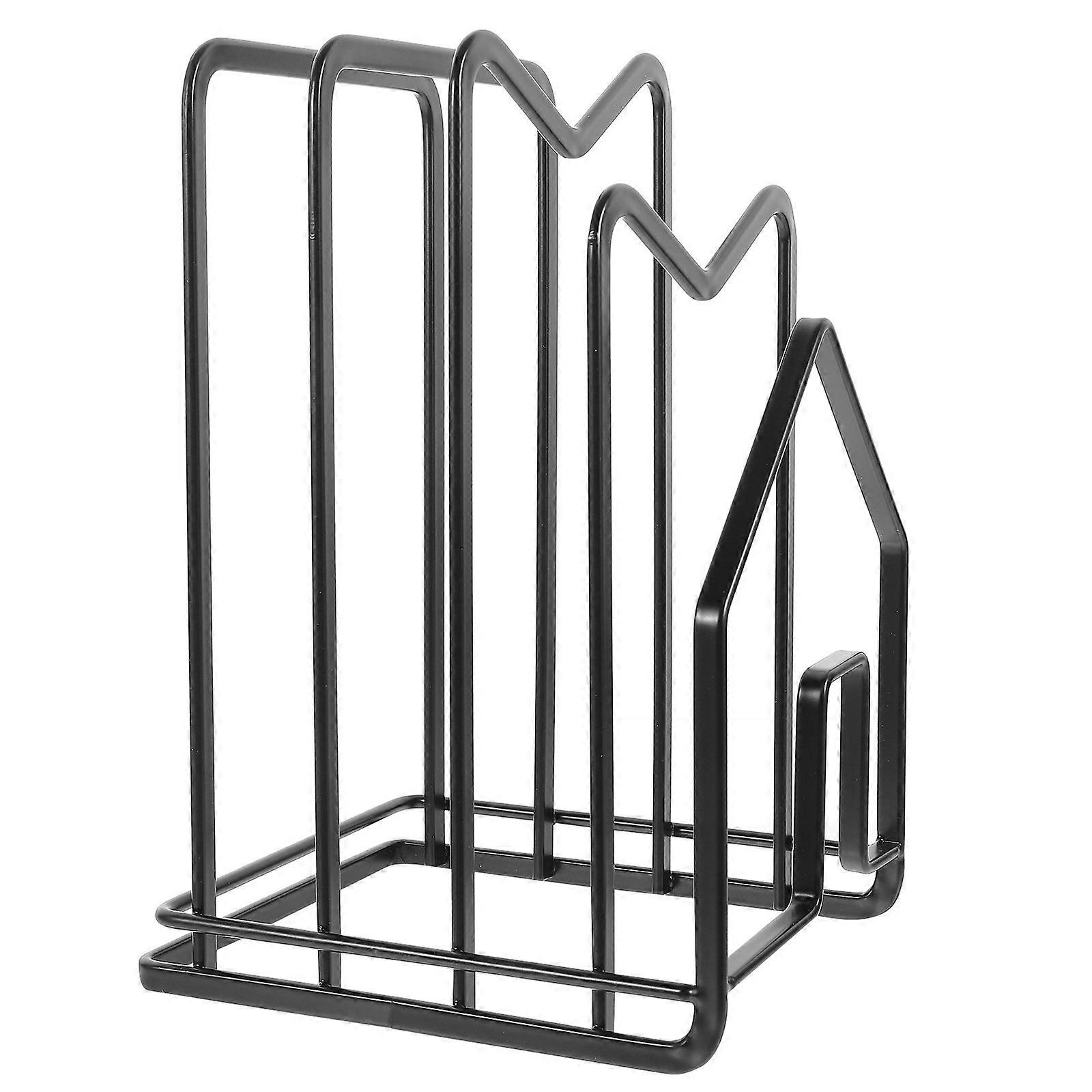 Pot Lid Rack Multifunctional Kitchen Storage Organizer 3Pcs Iron