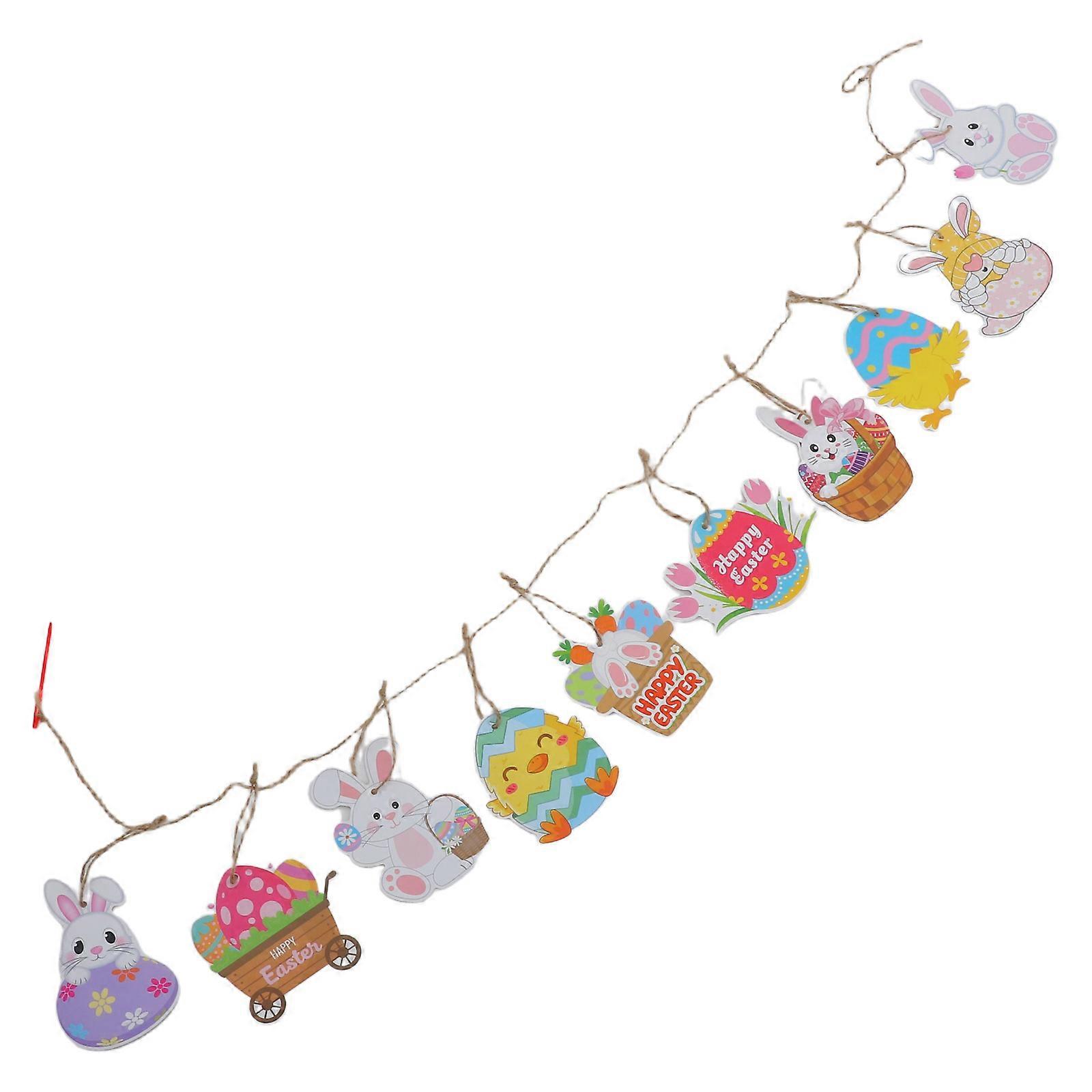 Easter Hanging Ornaments for Home Party Decoration 5Sets