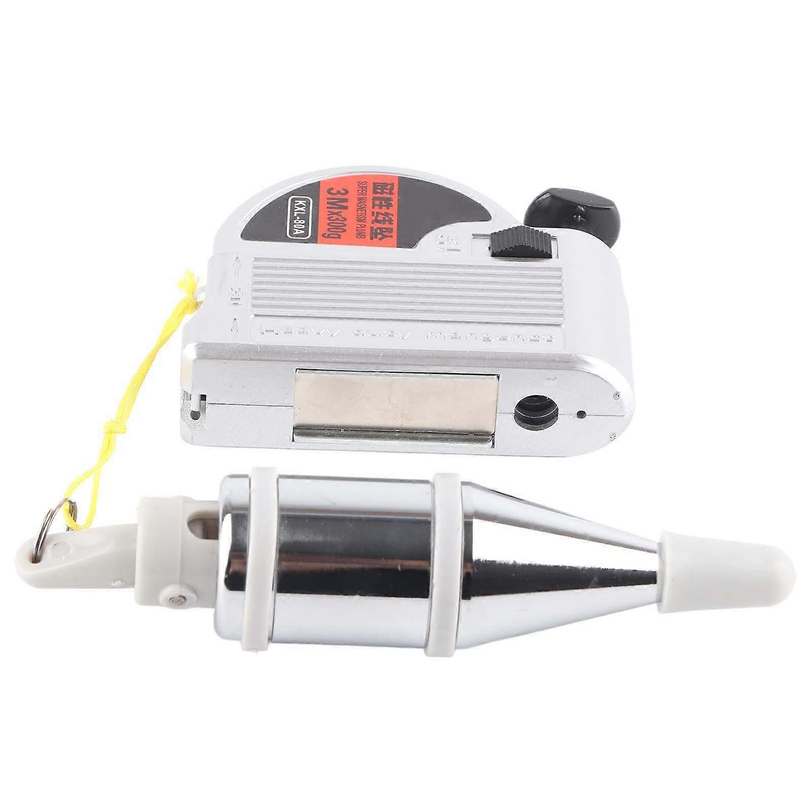 Automatic Plumb Bob Hanging Wire Hammer Magnetic Plumb Bob Vertical Measuring Tool (3 Meters)