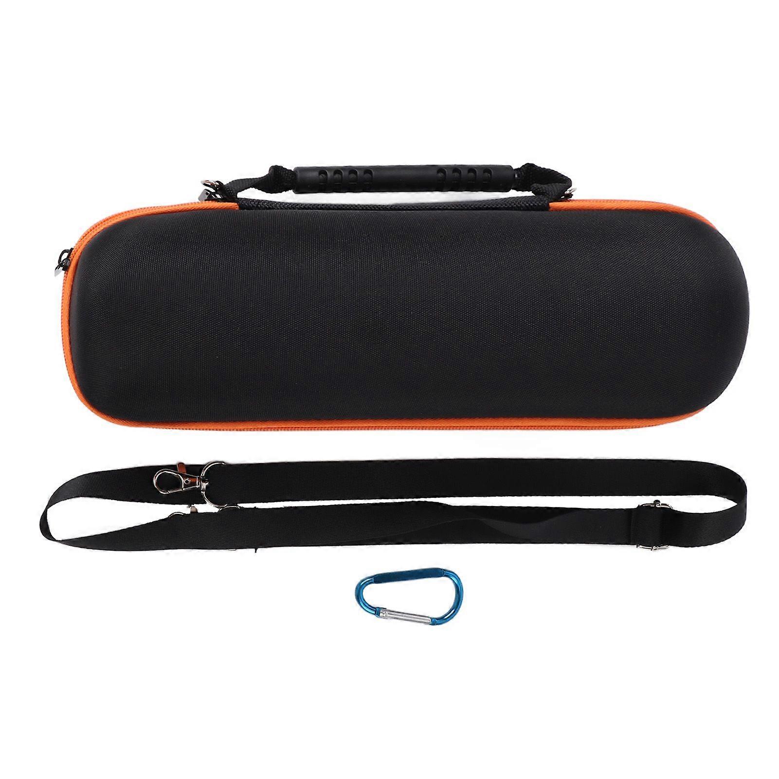 Bluetooth Speaker Carrying Case Waterproof Shock Absorbing Portable Speaker Storage Bag with Shoulder Strap for Charge 5