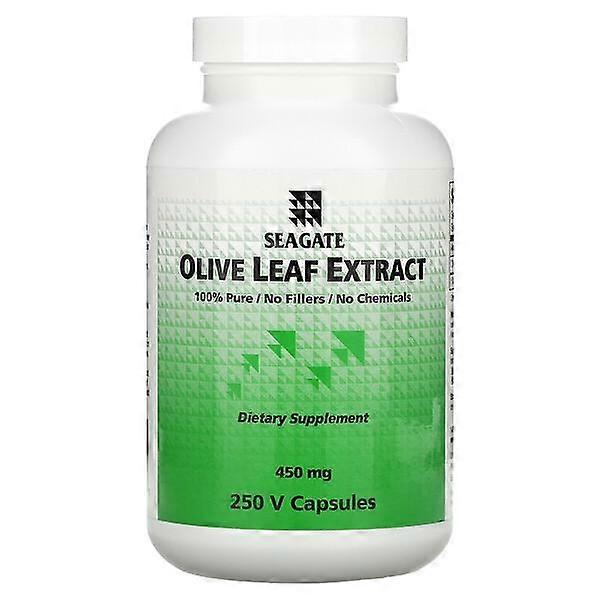 Seagate, Olive Leaf Extract, 450 mg, 250 V Capsules
