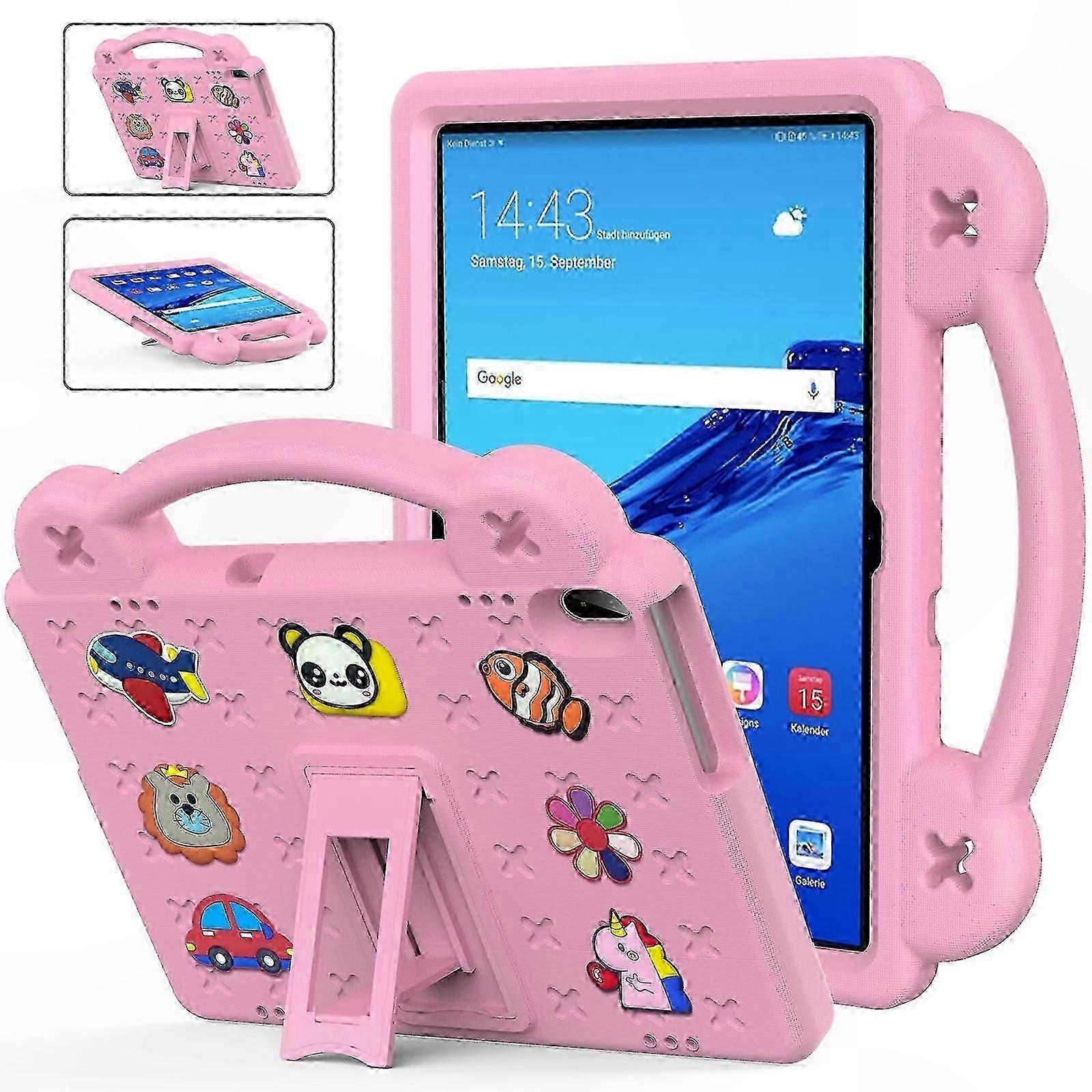 Protective EVA Case with Handle and Kickstand for 10.1 Inch Tablets - Kid-Friendly Cover
