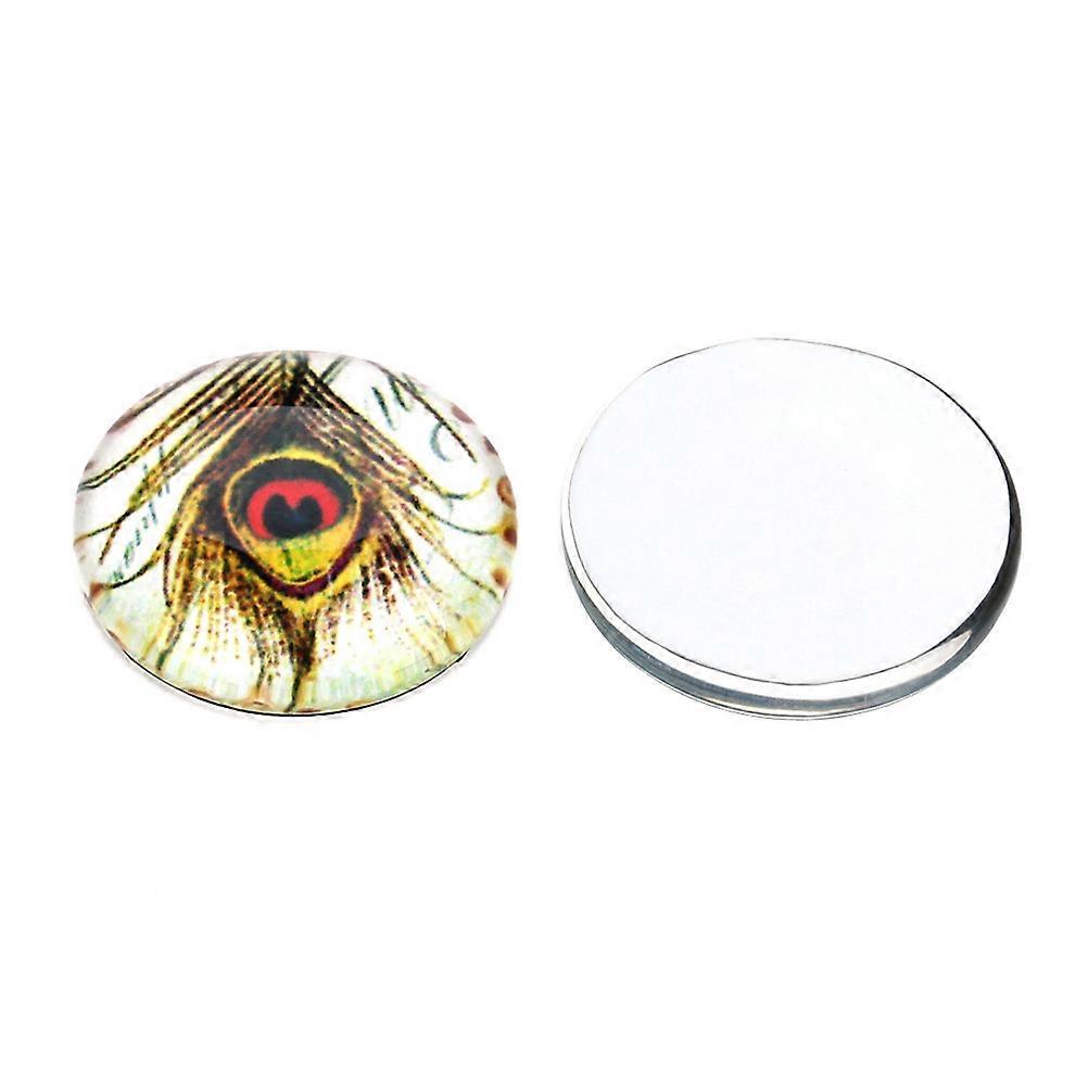 DIY Glass Pattern Gemstone Patch for Jewelry Making 1 Bag 20Pcs Multi