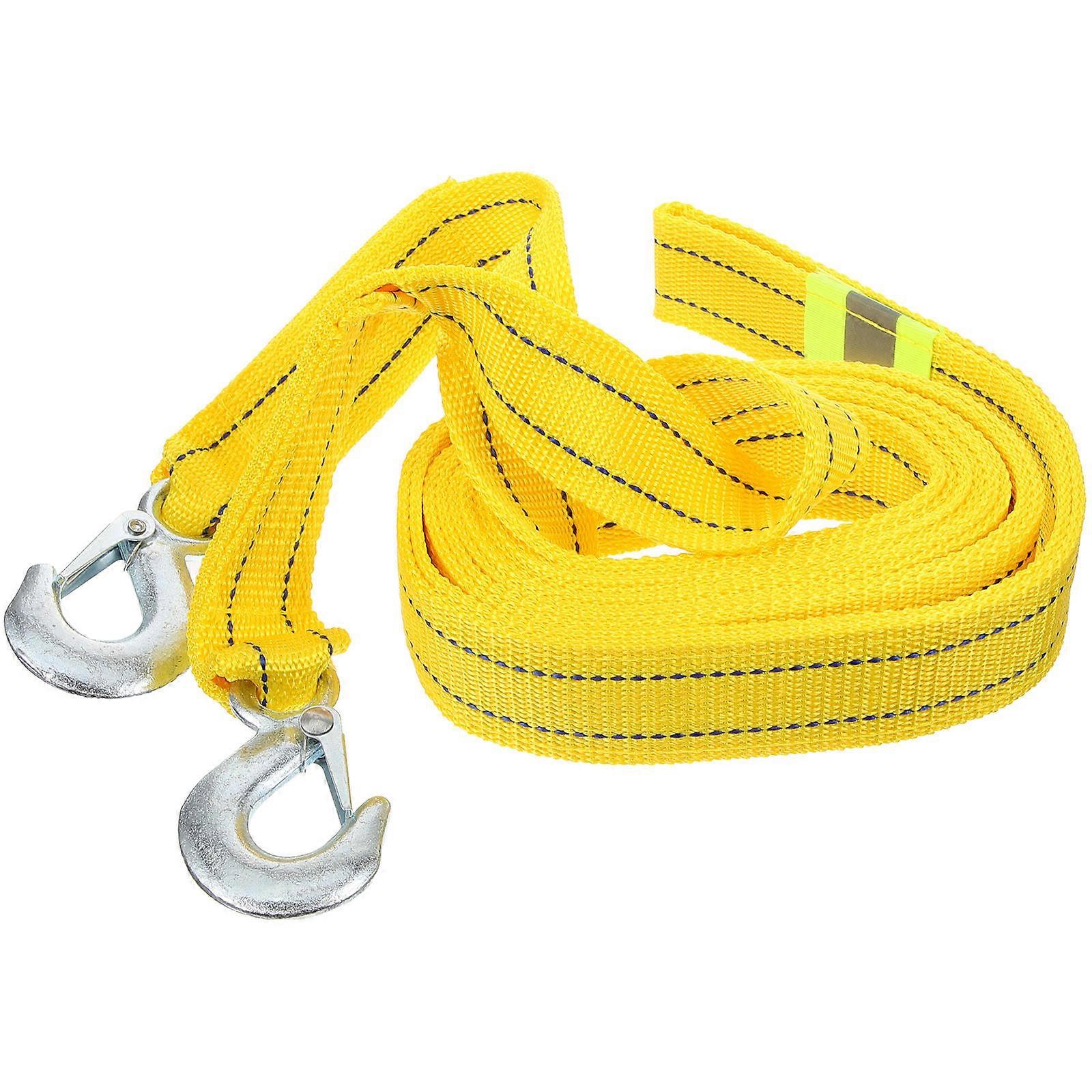 Sturdy Winch Rope for Car Pulling 4.8m 5 Ton Polyester Double Layer Rope