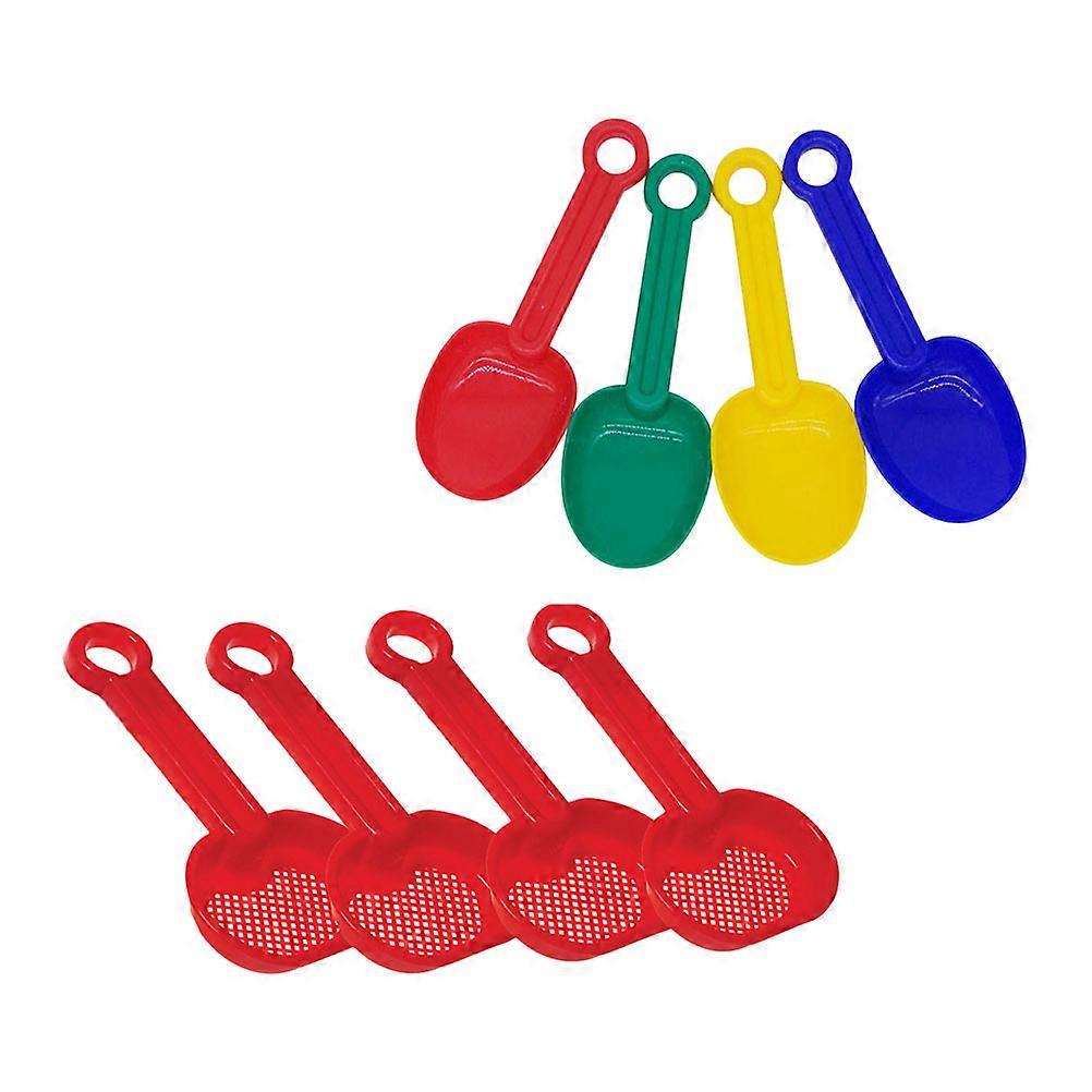 Kids Sand Scoop Short Handle Tool Function 8Pcs Set for Beach Play