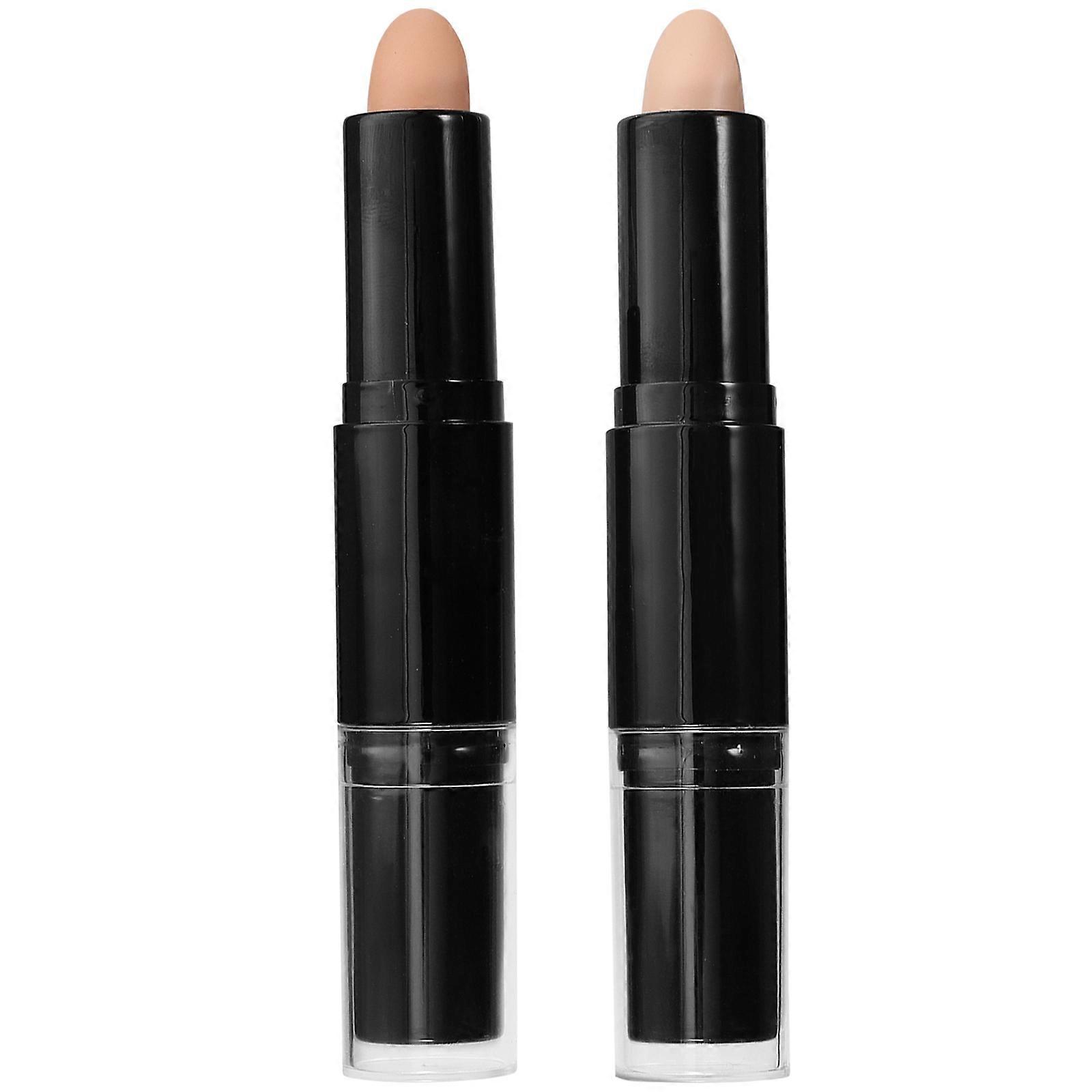 Contouring Stick Black Dual Head Highlighter Stick Makeup Concealer 2Pcs