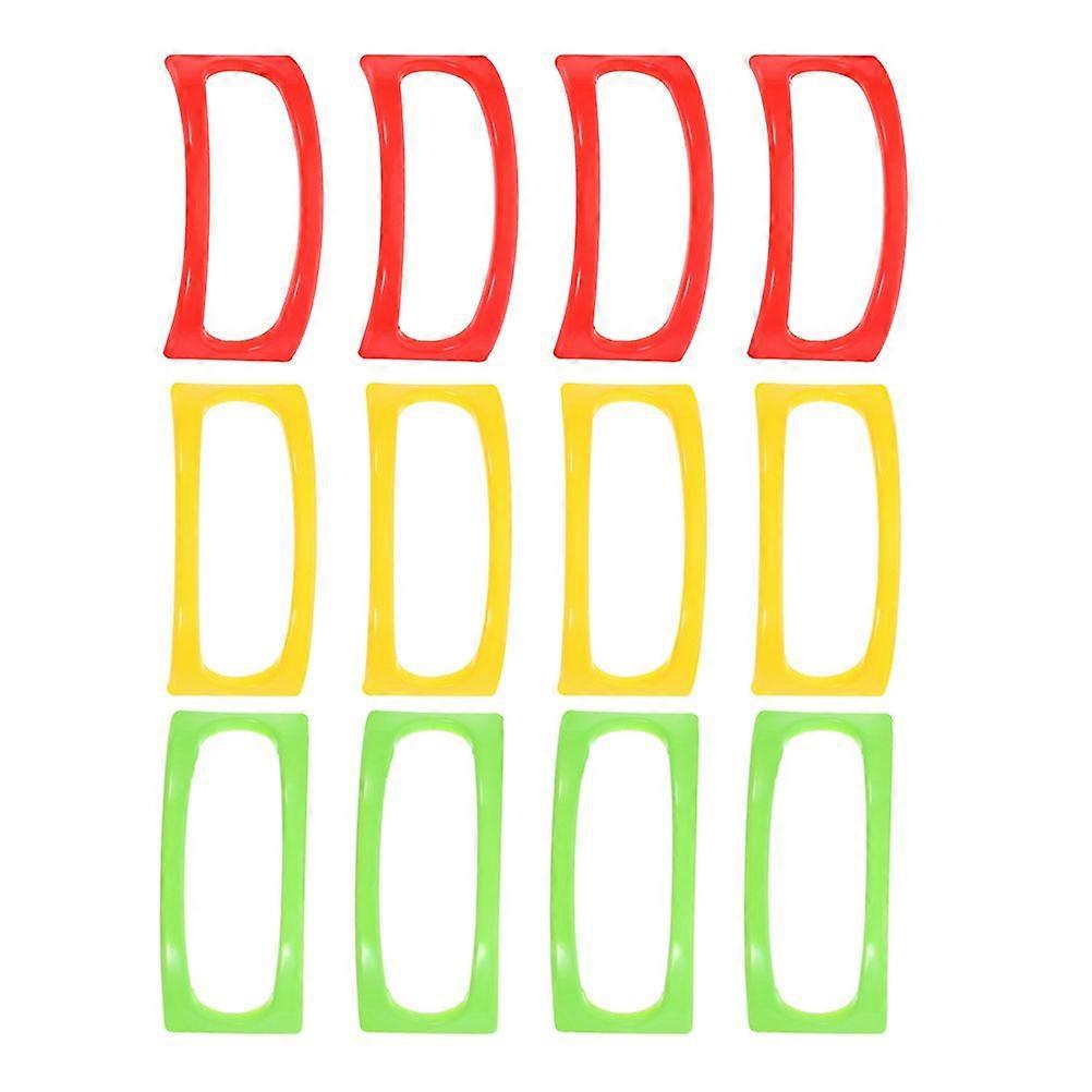 12 قطعة تاكو حامل حامل البلاستيك بوريتوس التبريد رف تاكو شل حامل الوقوف على الجدول فطيرة الرف لمطعم المطبخ