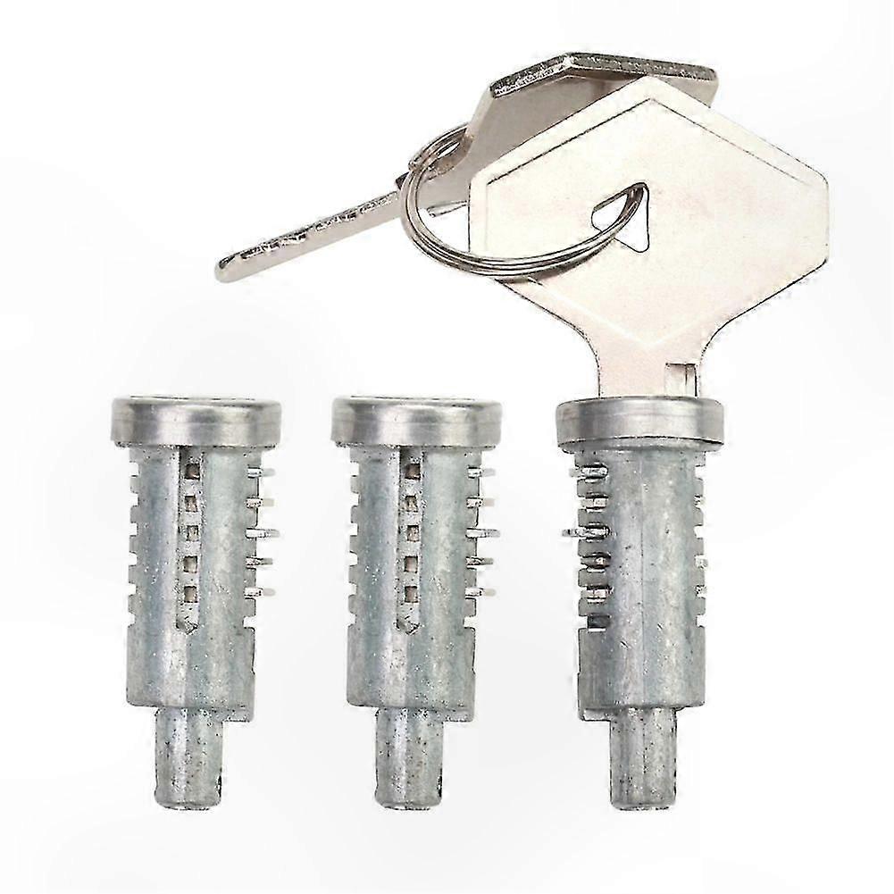 3 Lock Cylinder with 2 Keys for Renault R4 R6 R12 R15 R17 Front Barrel & Boot Lock 7700547887 7700553344