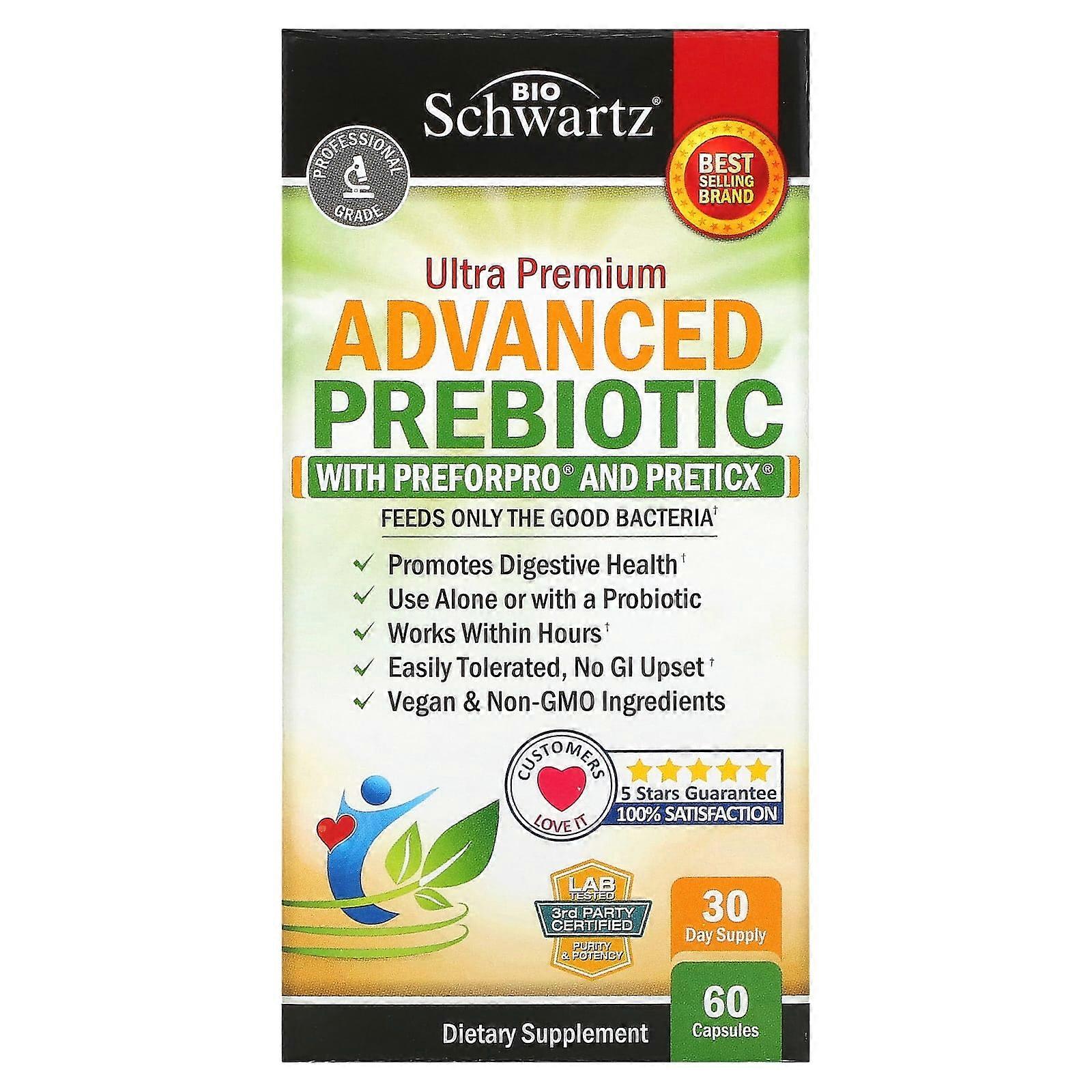 Ultra Premium Advanced Prebiotic, 60 Capsules