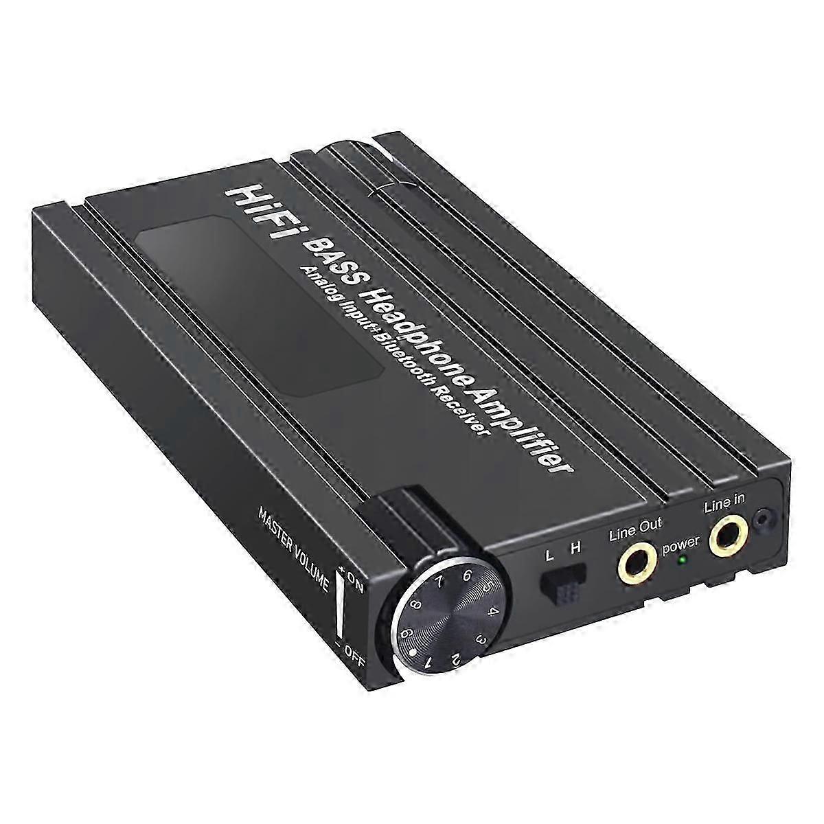 Amplificator pentru căști Bluetooth HiFi Amplificator portabil pentru căști HiFi cu control al volumului basului pentru MP3 / MP4 / P