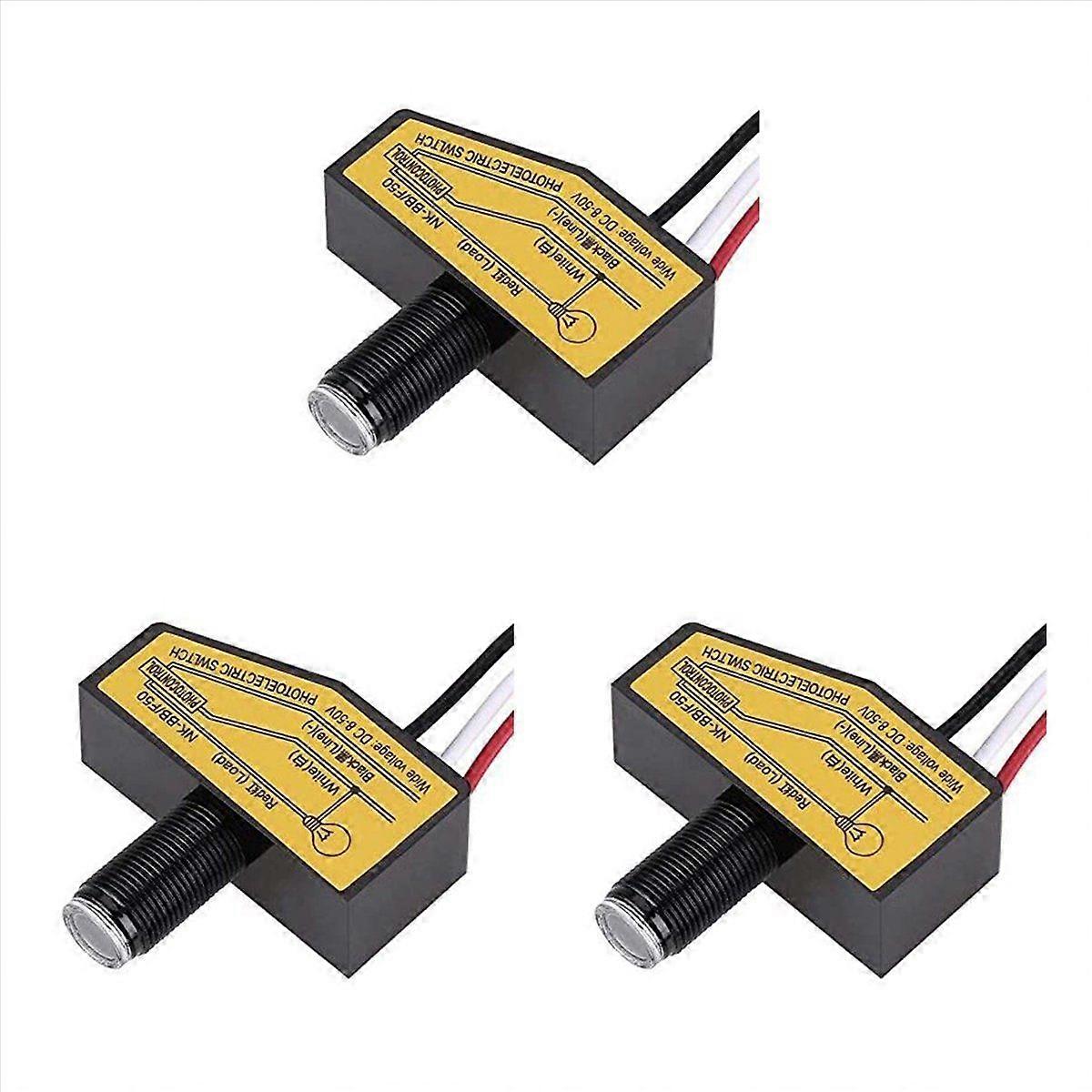 Photocell Switch -/F50 DC 8-50V Dusk to Dawn Sensor Switch