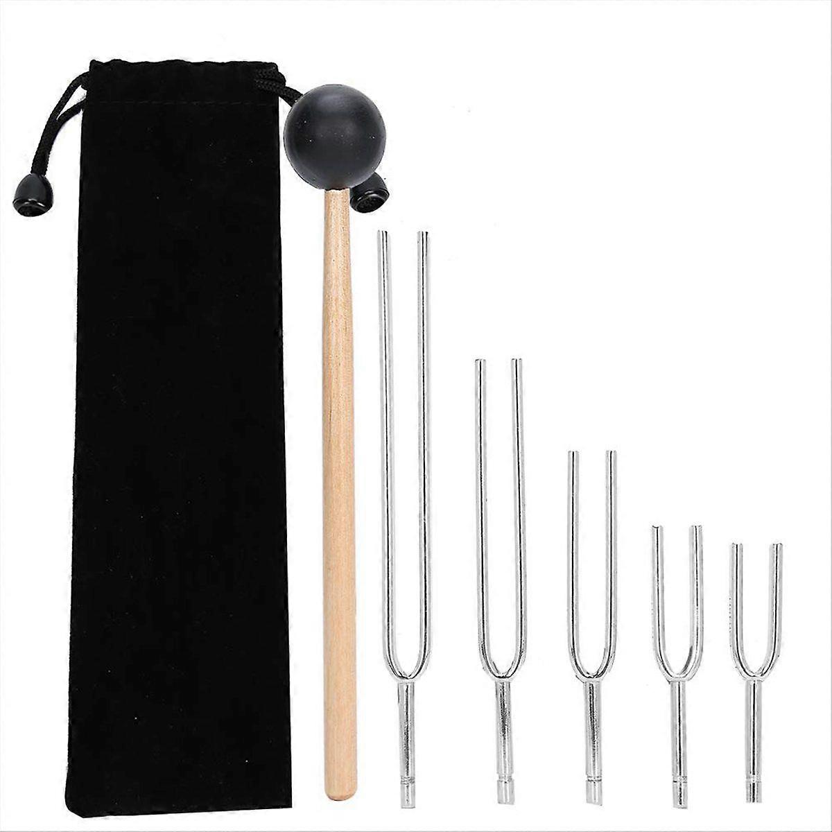 128HZ 256HZ 512HZ 1024HZ 2048HZ Tuning Fork Sound Healing Tool Set