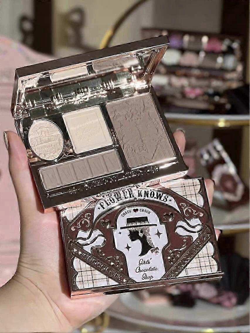 Flower Knows Chocolate Wonder-shop Highlighter And Contour Foundation R
