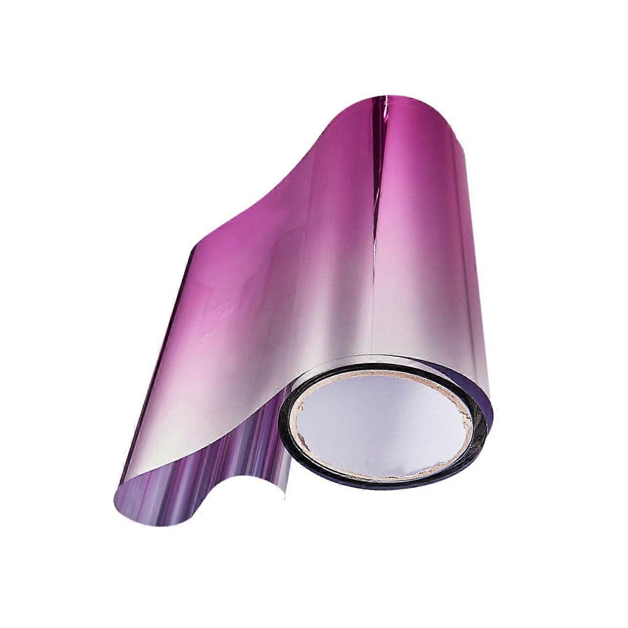 Car Window Thermal Film Material Gradient Pink UV Protection Tint Fading Prevention