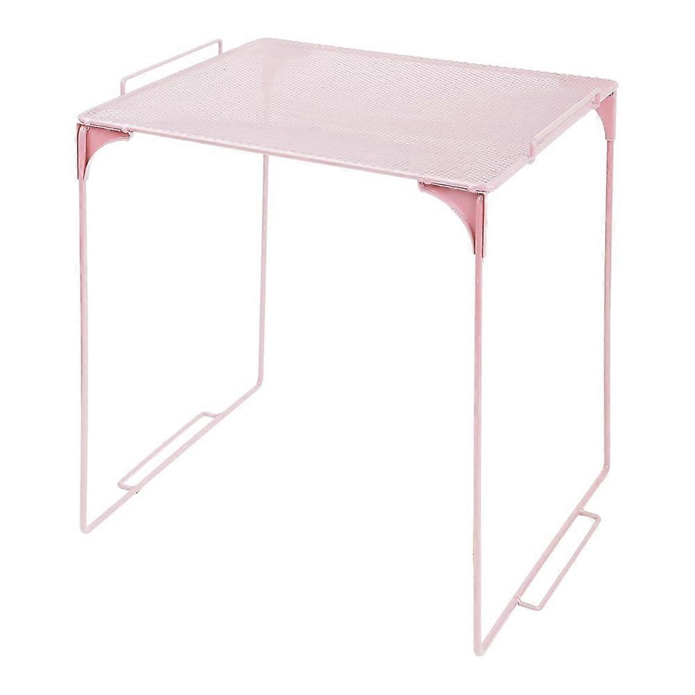 Locker Organizer Shelf Stackable Extra Locker Shelf for School Locker Organizer Storage Cabinet Suitable Pink