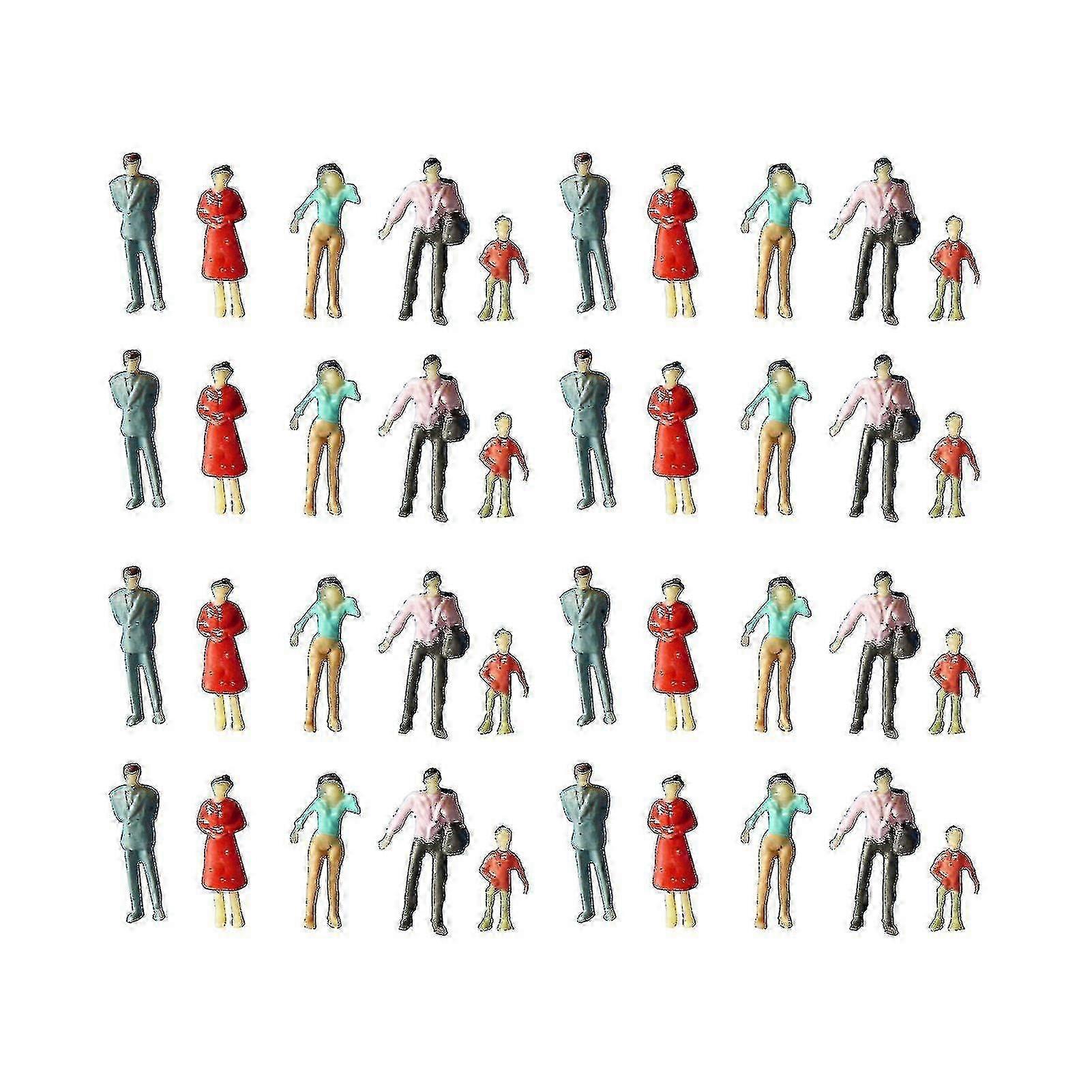 100 figurines miniatures mixtes à monter soi-même, en sable.