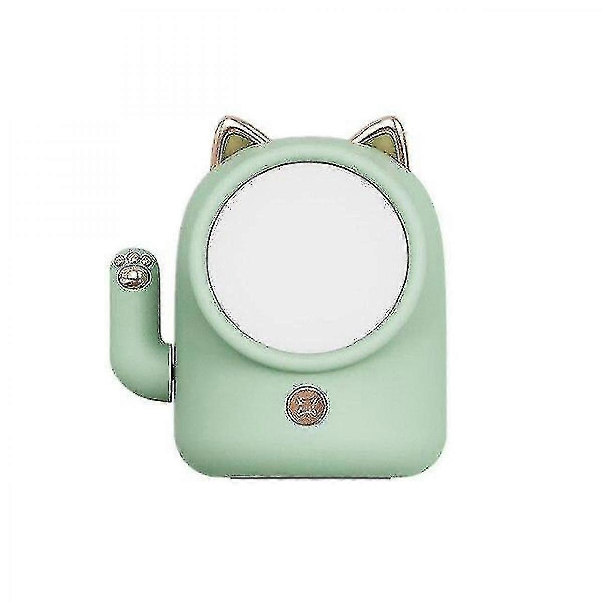 Lamp, cat, lamp, bedroom, light green.