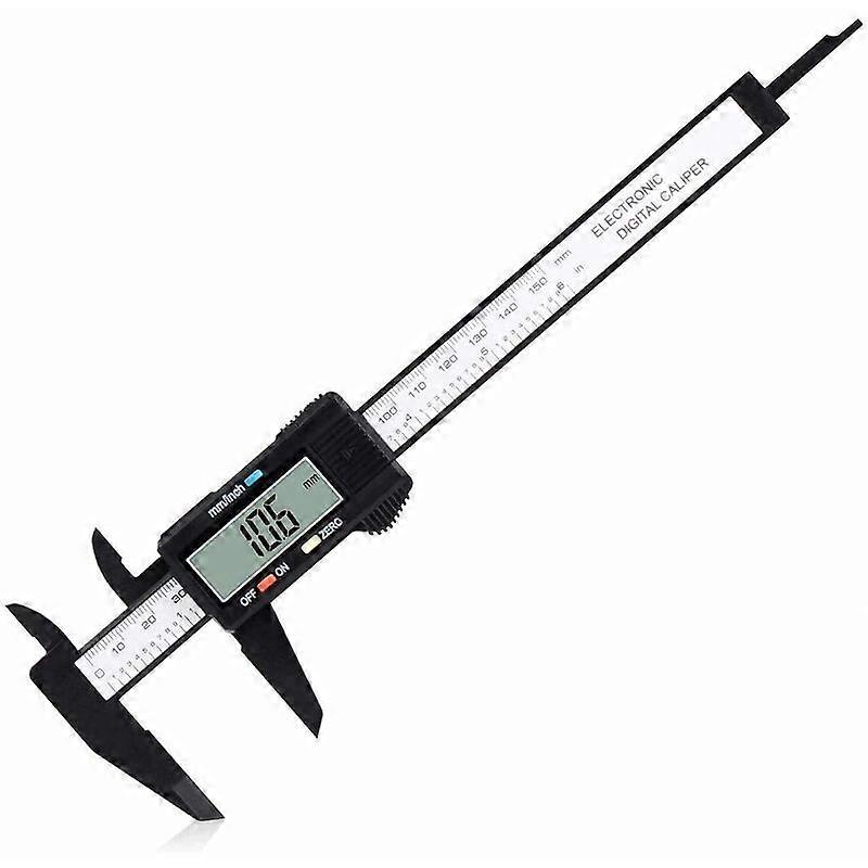 Digital Vernier Caliper, Adlala Measuring Tool 0-6" With Gra