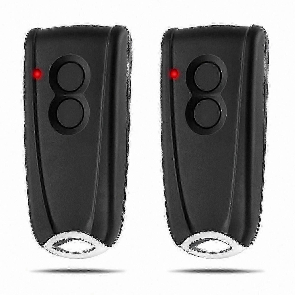 2-Pack Universal Garage Door Opener Remote Control for RSC2-433, RSE2-433, RSZ1-433/Gate Opener Handheld Transmitter-Compatible with 433MHz SystemsHwy