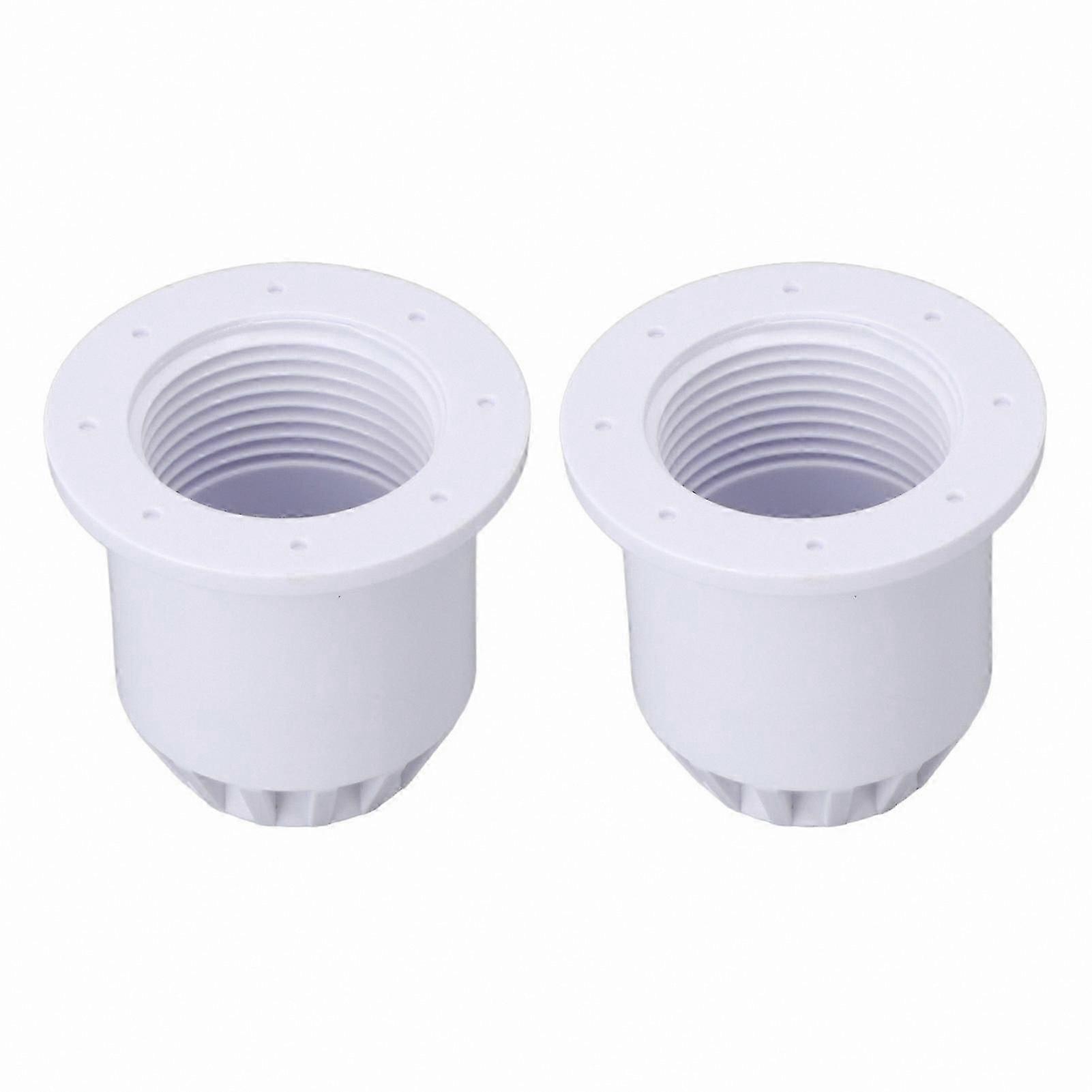 2-Pack Pool Heater Hose Adapter, 1.5" Flexible PVC Conversion Fitting for Solar Pool Systems Replacement Parts