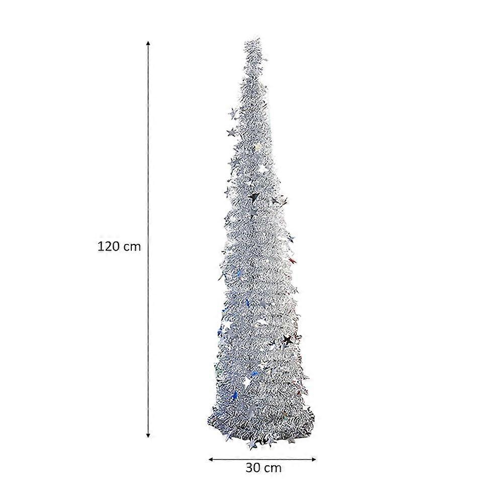 Christmas Tree for Home Decoration 120cm Foldable Telescopic Christmas Tree