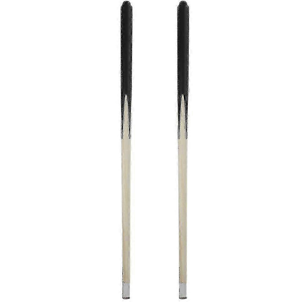 2 Stück Pool-Queue Holz Billard-Queue-Stick Bequemer Queue-Stick Kurzer Pool-Queue-Stick