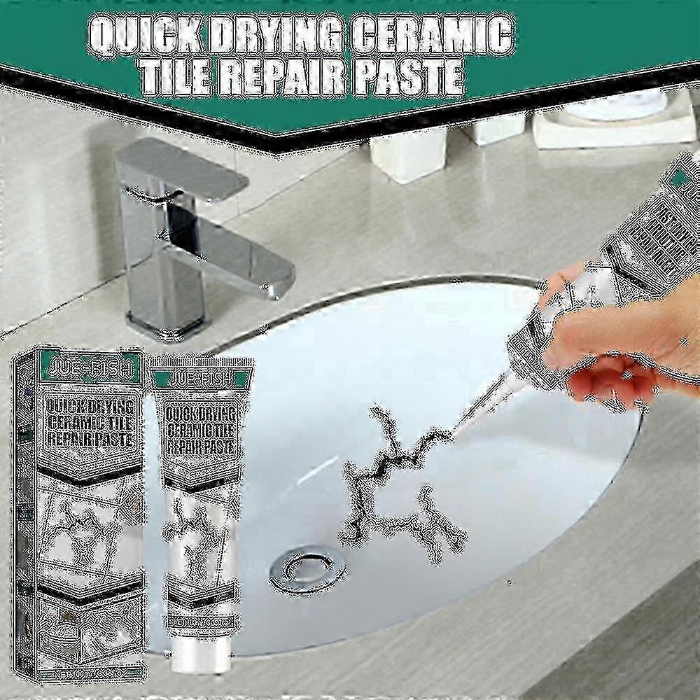 100 مل لصق إصلاح البلاط إصلاح الكراك بلاط السيراميك سريع التجفيف لاصق مرحاض حوض الاستحمام الرخامي (fmi29)