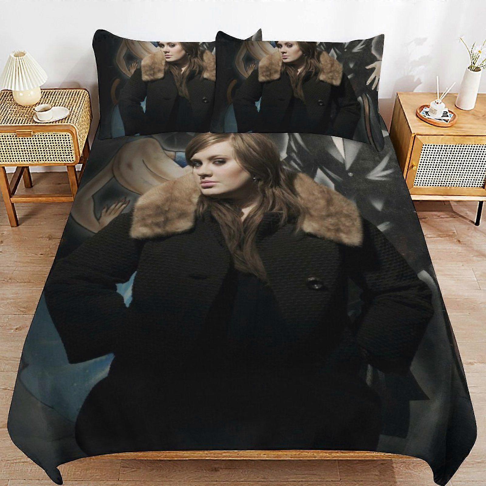 w315 adele Consistent Soft Layer Machine Wash Safe Threaded Finish Duvet Cover Sets Comfortable Bedding n315