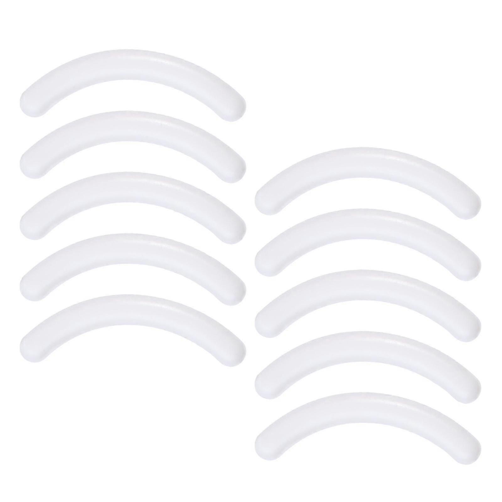 Eyelash Curler Silicone Refills 10x Replacement Pads Easy Install Tool