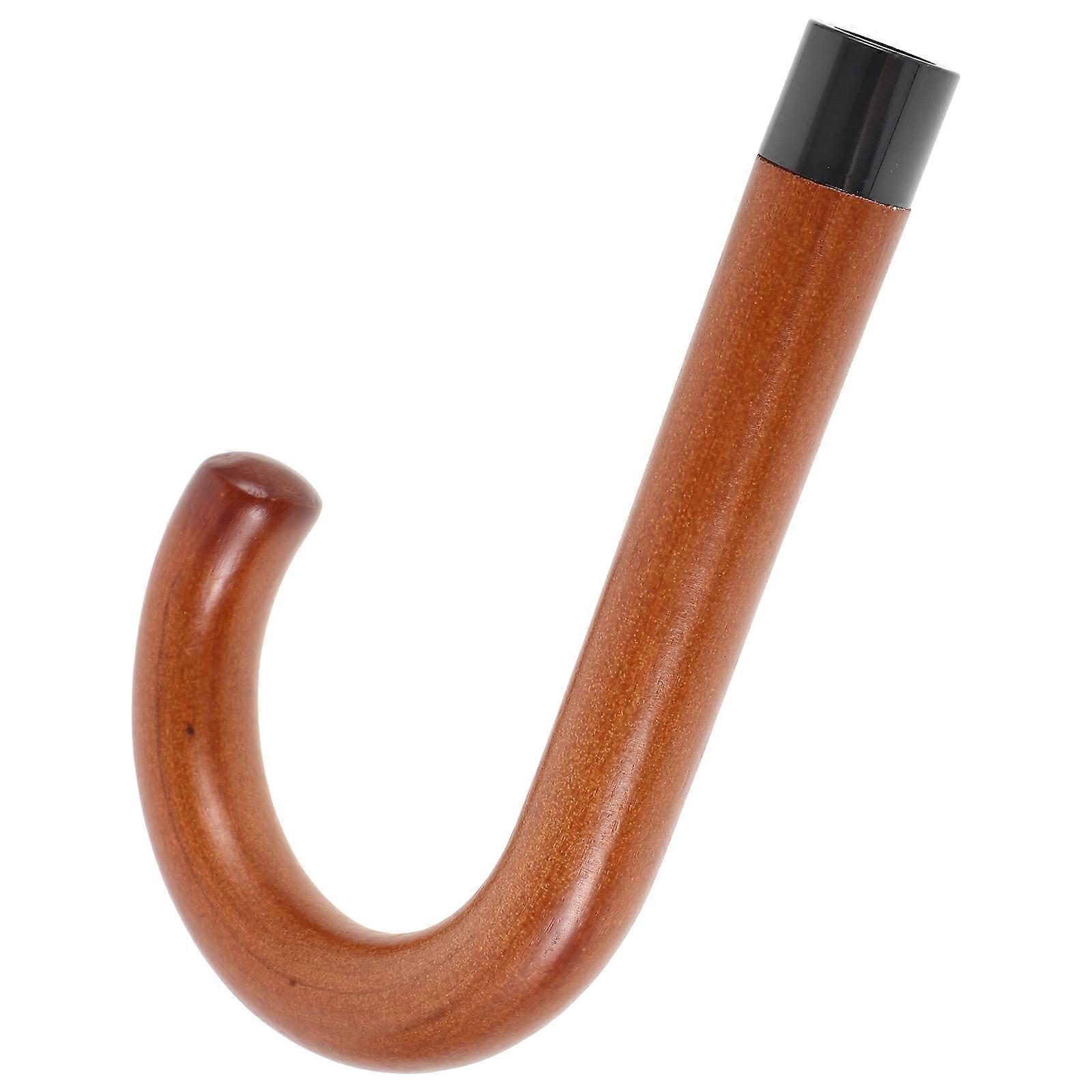Brown Umbrella Handle Replacement Wood Grip for Handle