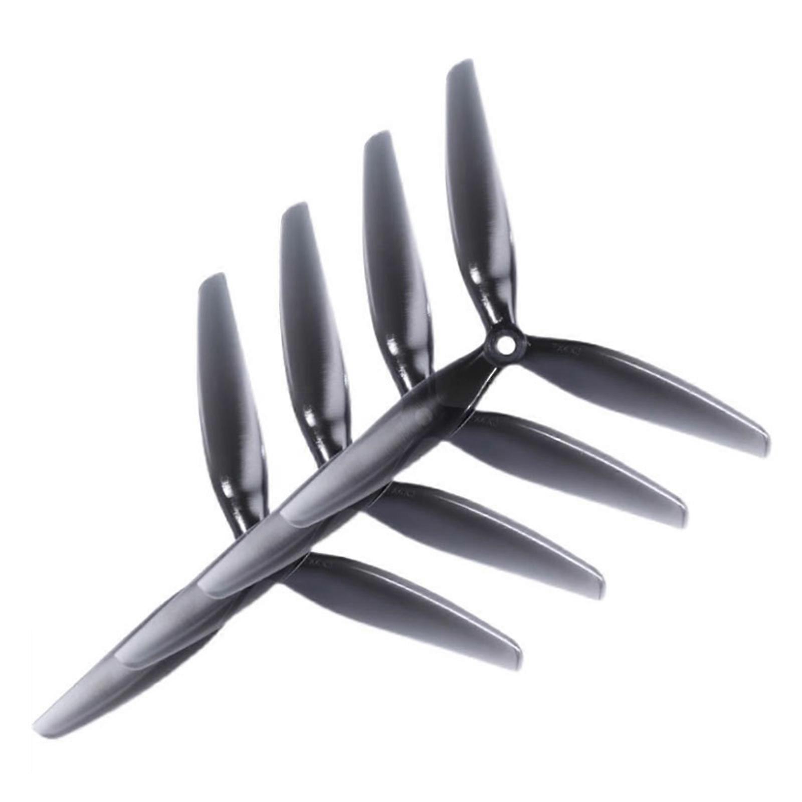 7043 7X4X3 3-Leaf PC CW CCW Propellers for FPV 2205 7inch Long Ranges LR7 Drones Remote Control Model Multicolor