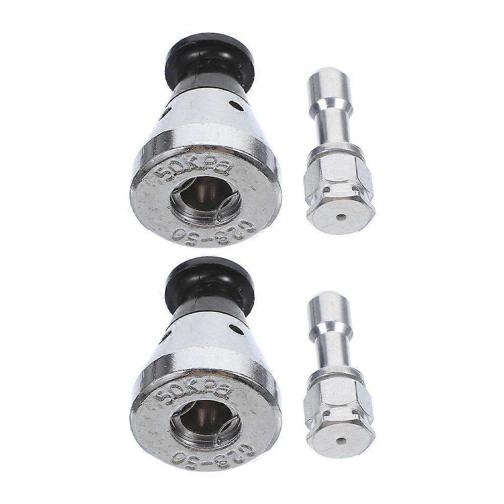 Pressure Cooker Safety Valve for Quick Release Function 2Sets Silver