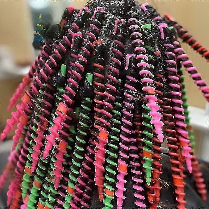 Hair rollers for women - 22pcs plastic spiral curling tools